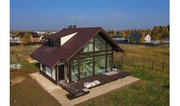 Кликфальц Grand Line 0,5 PurLite Matt с пленкой на замках RAL 8017 шоколад