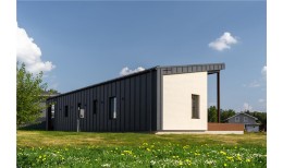 Фальц двойной стоячий Grand Line 0,5 Satin Matt с пленкой на замках RAL 7024 мокрый асфальт