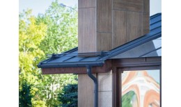 Фальц двойной стоячий Line Grand Line 0,5 Satin Matt с пленкой на замках RAL 7016 антрацитово-серый