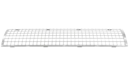 Решетка желоба защитная RAL 9003 сигнальный белый (0,6м)