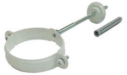 Хомут трубы 90 мм RAL 9003 сигнальный белый