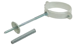 Хомут трубы 90 мм RAL 9003 сигнальный белый