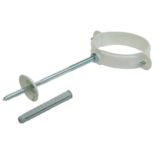 Хомут трубы 90 мм RAL 9003 сигнальный белый