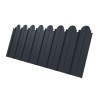 Профнастил C10A фигурный 0,5 Satin Matt TX RAL 7024 мокрый асфальт