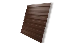 Профнастил C20A 0,4 PE-Double RAL 8017 шоколад