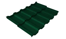 Профиль волновой модульный квинта Uno Grand Line c 3D резом 0,45 Drap RAL 6005 зеленый мох
