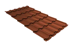 Профиль волновой квинта плюс 0,45 PE RAL 8004 терракота