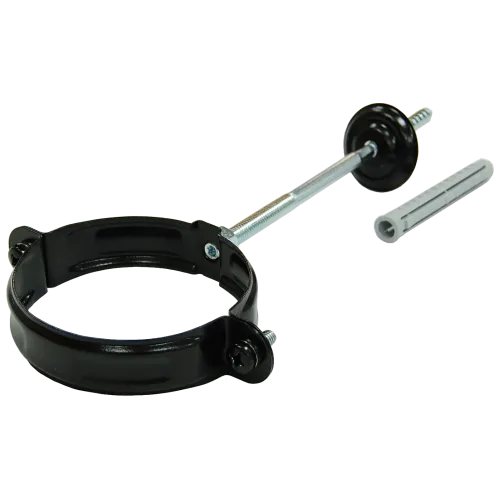 Хомут трубы 90 мм RAL 9005 черный