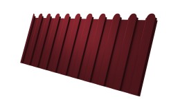 Профнастил C8A фигурный 0,5 Satin RAL 3005 красное вино