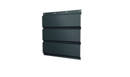 Софит металлический центральная перфорация 0,5 Satin с пленкой RAL 7016 антрацитово-серый