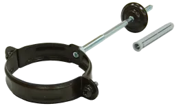 Хомут трубы 90 мм RR 32 темно-коричневый