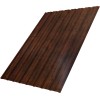Профнастил C10B фигурный 0,45 Print-Double Premium Cherry Wood Dark F