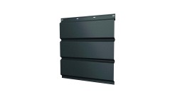 Софит металлический без перфорации 0,5 GreenCoat Pural BT, matt с пленкой RR2H3 (RAL 7016 антрацитово-серый)