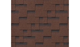 RoofShield черепица Премиум Модерн (3м2) Каштан