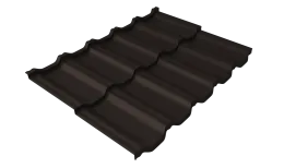 Профиль волновой модульный квинта Uno Grand Line c 3D резом 0,45 Drap ST RR 32 темно-коричневый