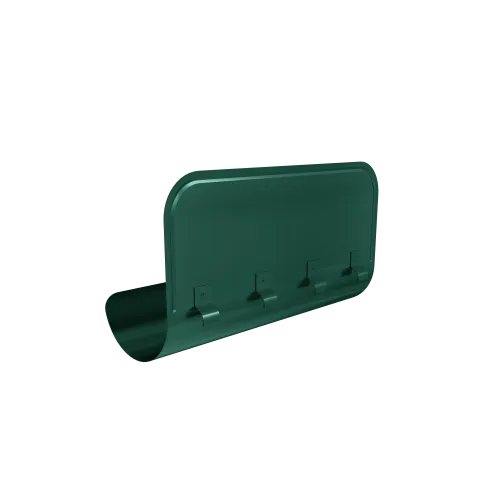 Ограничитель перелива Grand Line 125/90 RAL 6005 зеленый мох