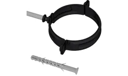 Хомут трубы на кирпич 100 мм Мatt RAL 9005