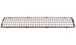 Решетка желоба защитная RAL 8017 шоколад (0,6м)