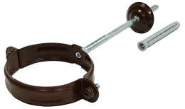 Хомут трубы 100 мм RAL 8017 шоколад