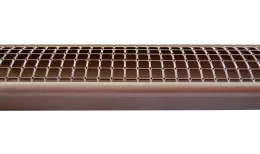 Решетка желоба защитная RAL 8017 шоколад (0,6м)