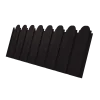 Профнастил C10B фигурный 0,45 Drap ST RAL 9005 черный