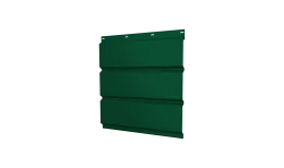 Софит металлический без перфорации 0,45 Drap ST с пленкой RAL 6005 зеленый мох