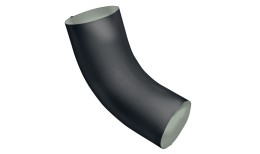 Колено 60 град Optima Matt 90мм RAL 7024