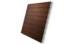 Профнастил C10B 0,45 Print Elite Choco Wood TwinColor