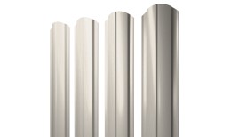 Штакетник Полукруглый Slim фигурный 0,45 Print Elite Milky Wood TwinColor
