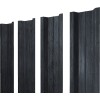 Штакетник П-образный В с прямым резом 0,45 Print Premium Grey Wood TwinColor