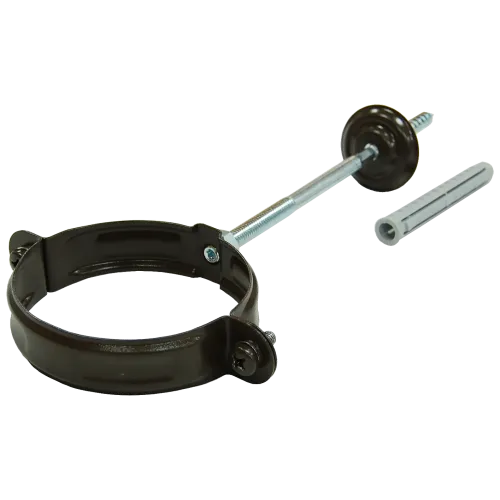 Хомут трубы 100 мм RR 32 темно-коричневый