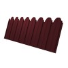 Профнастил C10B фигурный 0,45 Drap RAL 3005 красное вино