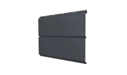 Софит ЭкоБрус new c перфорацией 0,45 Drap RAL 7024 мокрый асфальт