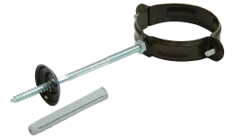 Хомут трубы 100 мм RR 32 темно-коричневый