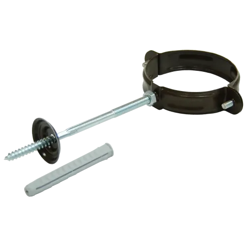 Хомут трубы 100 мм RR 32 темно-коричневый