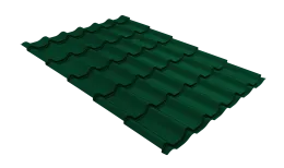 Профиль волновой кредо 0,45 Drap RAL 6005 зеленый мох