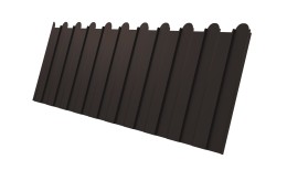 Профнастил C8A фигурный 0,45 PE с пленкой RR 32 темно-коричневый