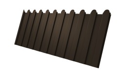 Профнастил C8A фигурный 0,5 Satin Matt RR 32 темно-коричневый