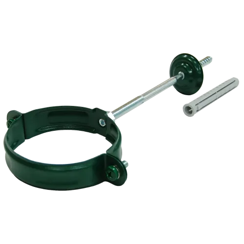 Хомут трубы 90 мм RAL 6005 зеленый мох