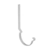 Крюк удлиненный усиленный модернизированный с комплектом крепления Премиум (Мраморно-белый) Aquasystem (Аквасистем)