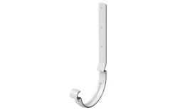 Карнизный крюк для желоба длинный Stal Premium, пломбир