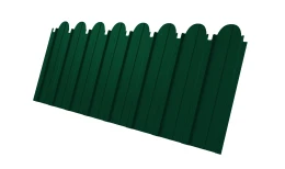 Профнастил C10A фигурный 0,45 PE-Double RAL 6005 зеленый мох