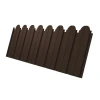 Профнастил C10B фигурный 0,5 Satin Matt TX RAL 8017 шоколад