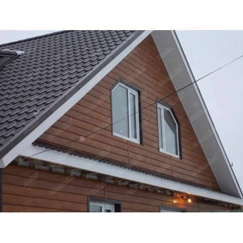 ЭкоБрус 0,345 Grand Line 0,45 Print Elite с пленкой Cherry Wood TwinColor