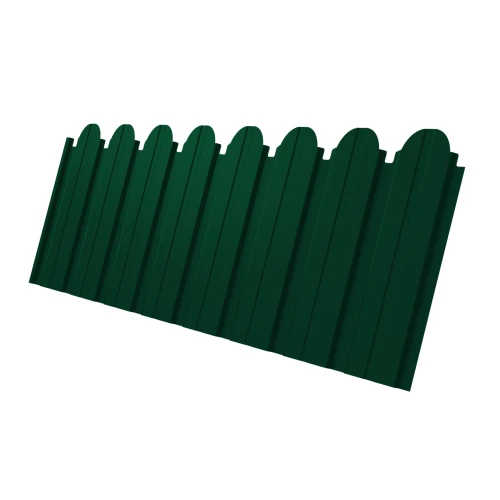 Профнастил C10B фигурный 0,45 Drap TX RAL 6005 зеленый мох