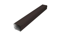Труба гофрированная Vortex Lite Matt 76х102х1000 мм RR 32 темно-коричневый