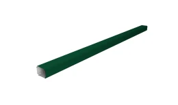 Труба гофрированная Vortex Lite 76х102х3000 мм PE RAL 6005 зеленый мох