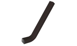 Труба гофрированная Vortex Lite 76х102х3000 мм с коленом PE RR 32 темно-коричневый