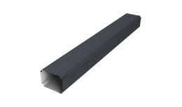 Труба гофрированная Vortex Lite Matt 76х102х1000 мм RAL 7024