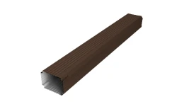 Труба гофрированная Vortex Lite Matt 76х102х1000 мм RAL 8017 шоколад